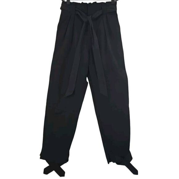 Fashion Nova ~Woman Size S~ Black Track Jogger Pants 100% Cotton NWT. - Picture 1 of 11